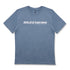 T-shirt blu da uomo con logo sul petto Skechers Motion Tee, Abbigliamento Sport, SKU a722000256, Immagine 0
